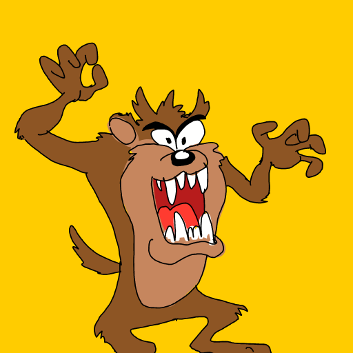 Taz drawing by mjolnirbear