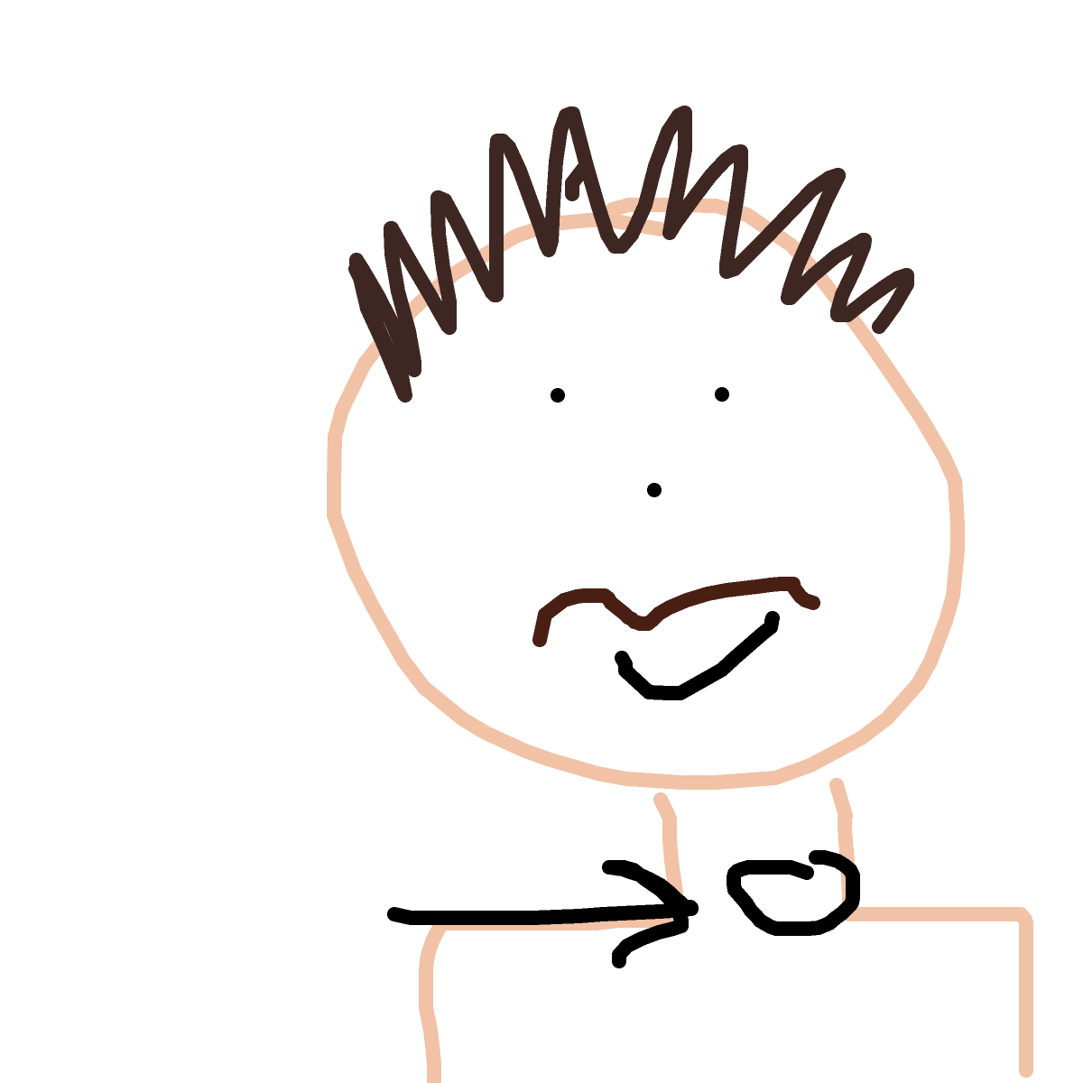 Adam's Apple drawing by star-holy-model