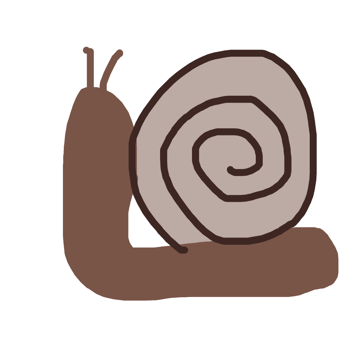 Snail drawing by jester