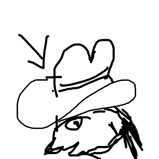 Cowboy Hat drawing by fire-quick-wheel