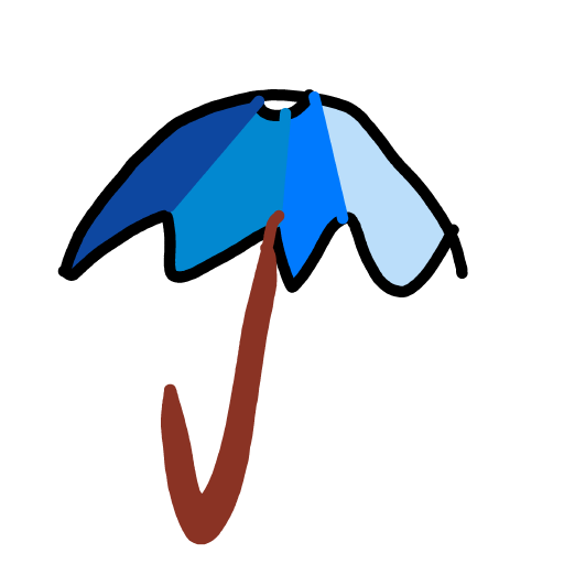 Umbrella drawing by 1singular_sensation