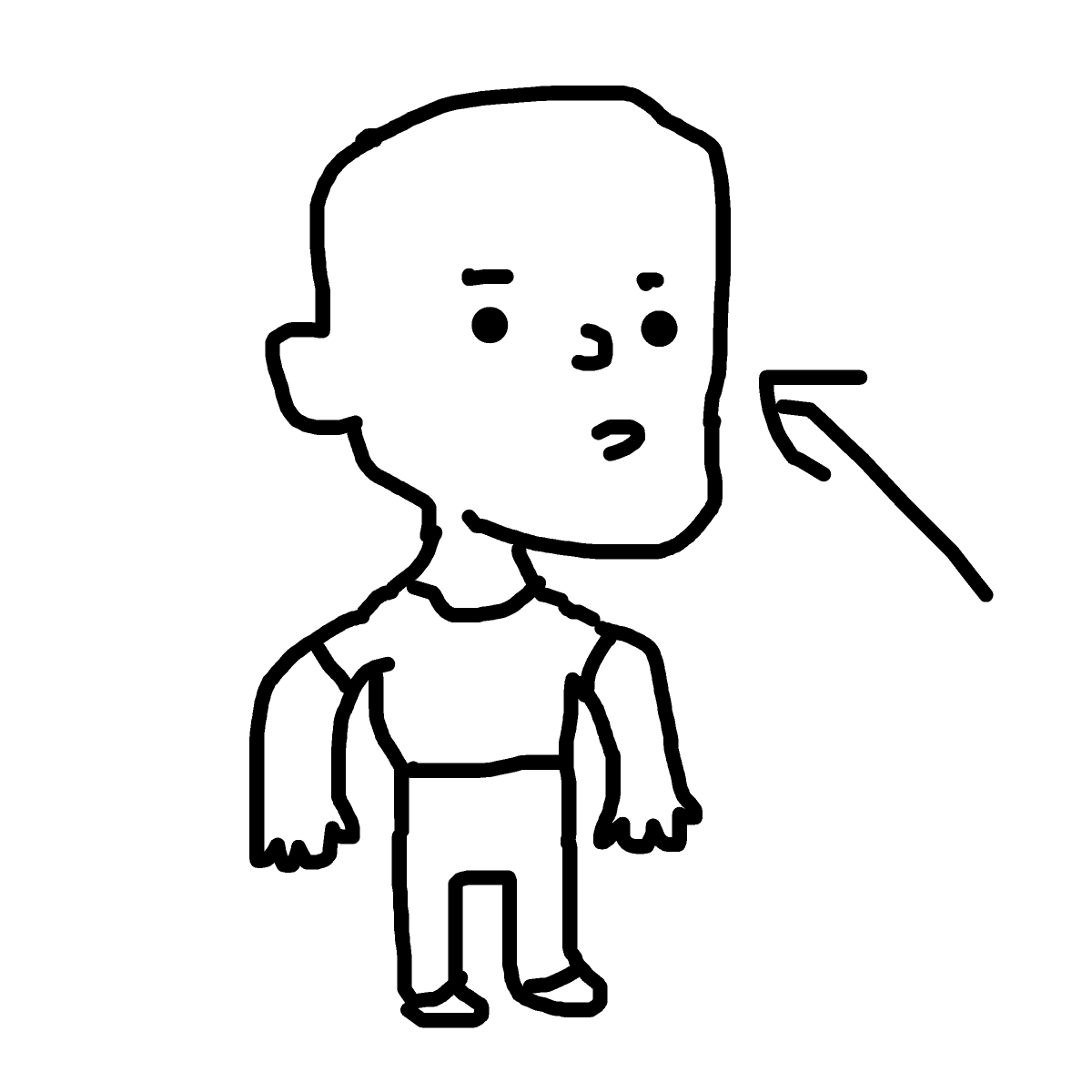 Head drawing by knoxy