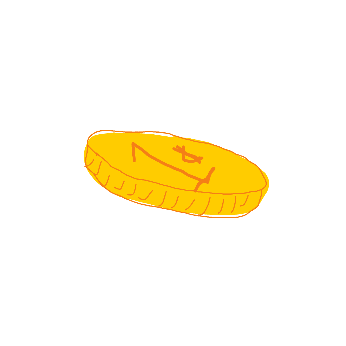 Coin drawing by Guardianoflives