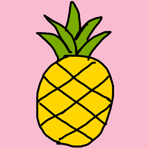 Pineapple drawing by dan