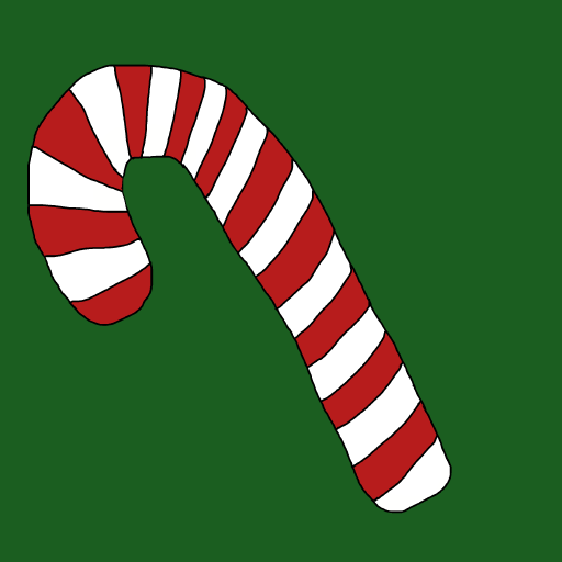 Candy Cane drawing by krissywissy