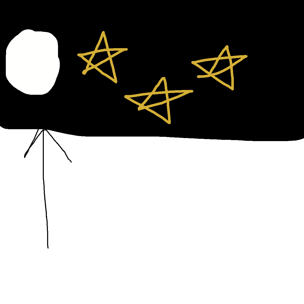 Moon drawing by mikestam195