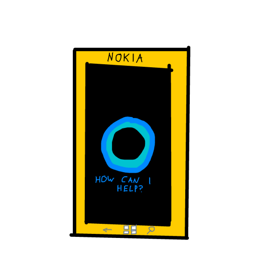 Cortana drawing by hatben