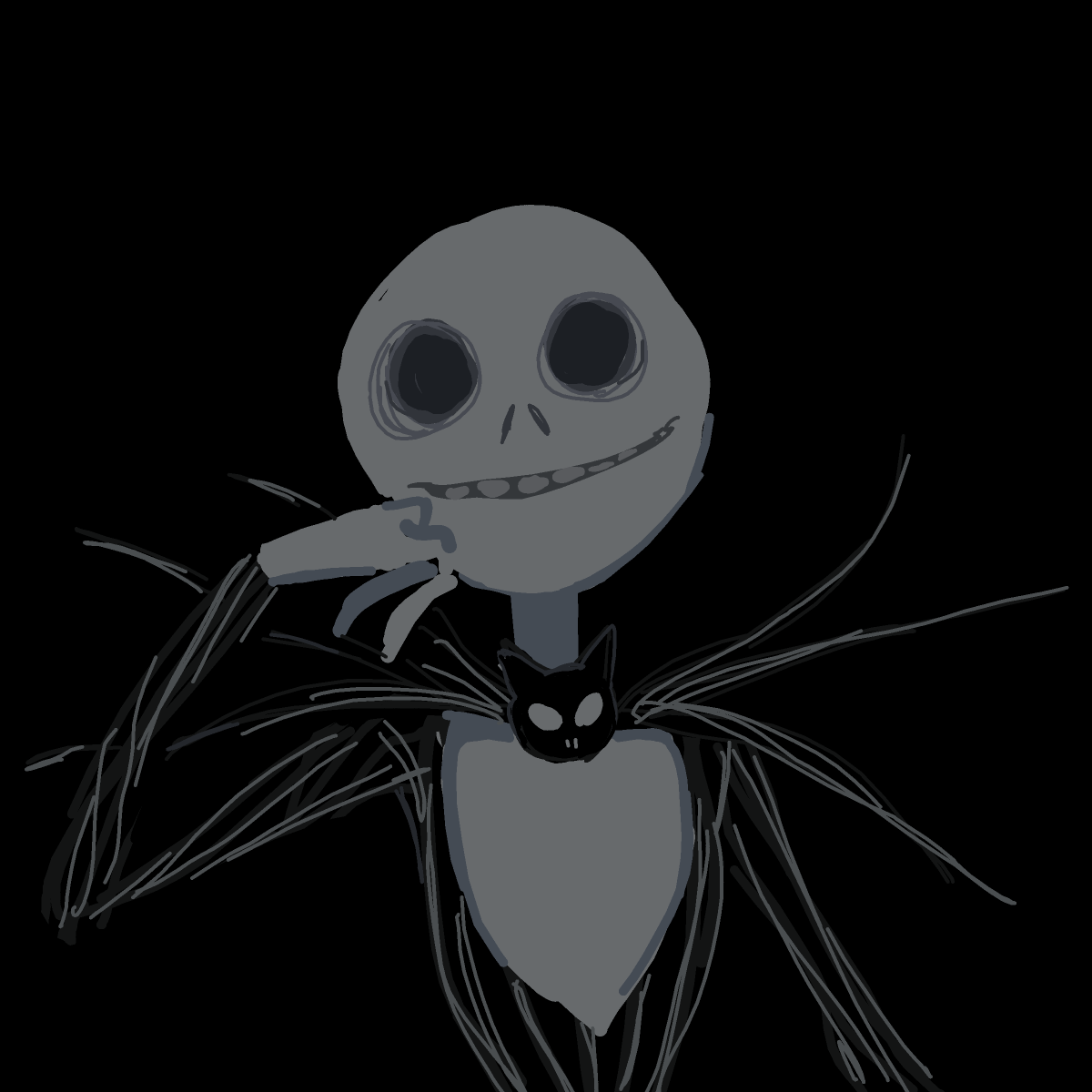 Skellington drawing by loumeister