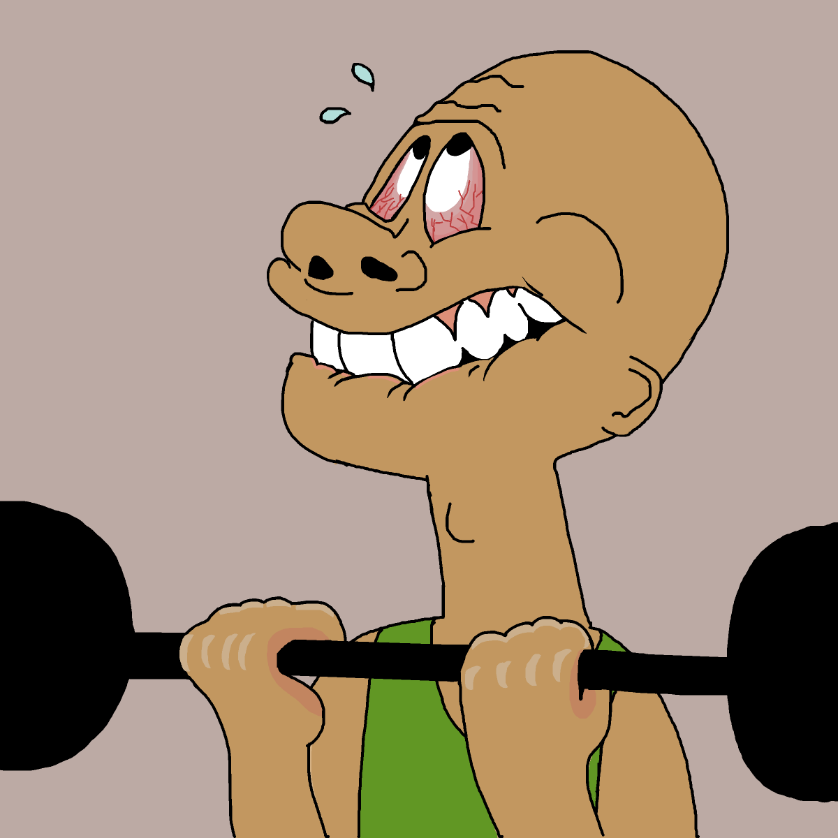 Dumbbell drawing by firecracker