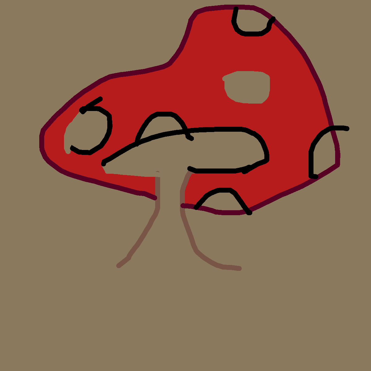 Mushroom drawing by dusk-jet-node