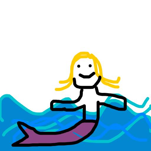 Mermaid drawing by misha
