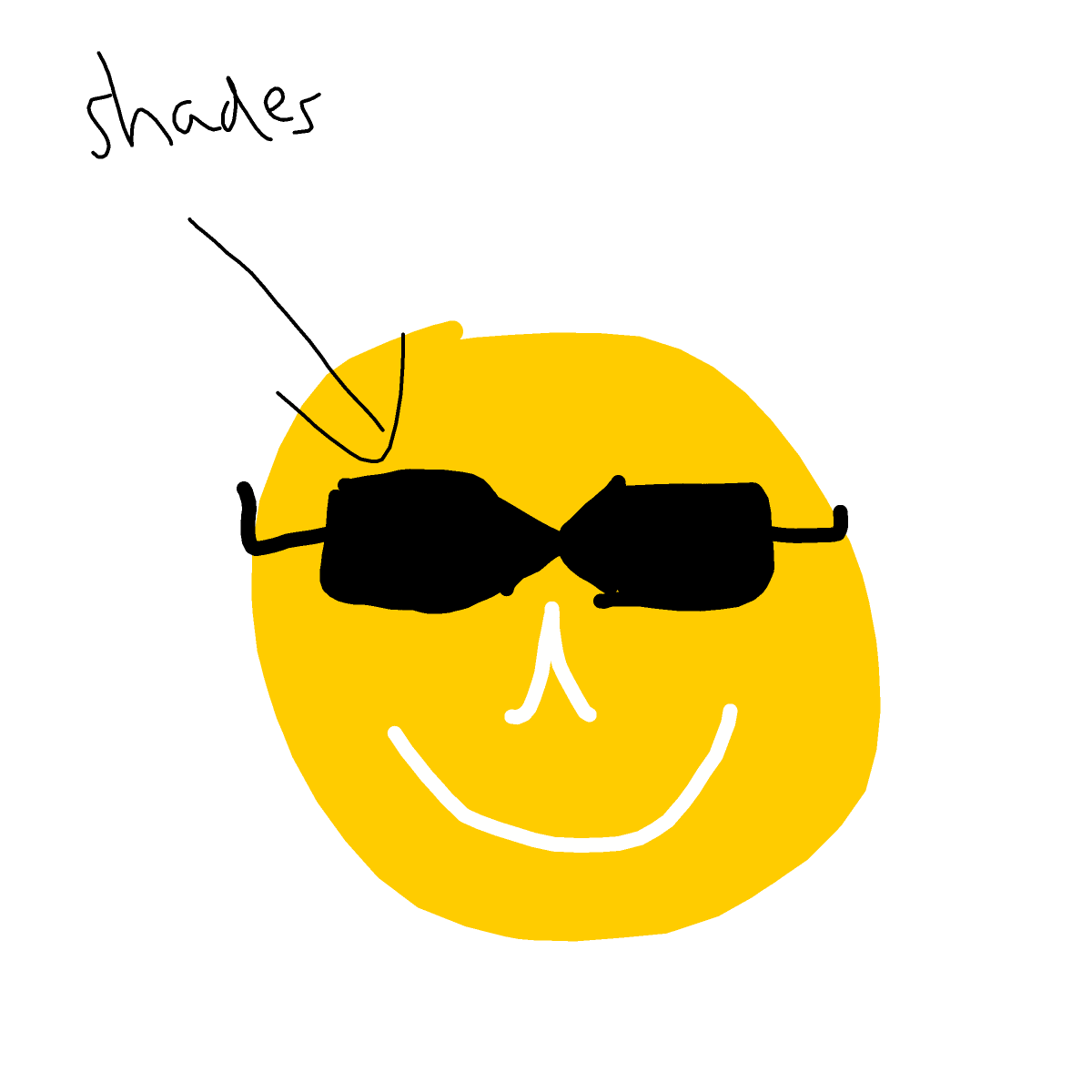 Sunglasses drawing by KevinFaber