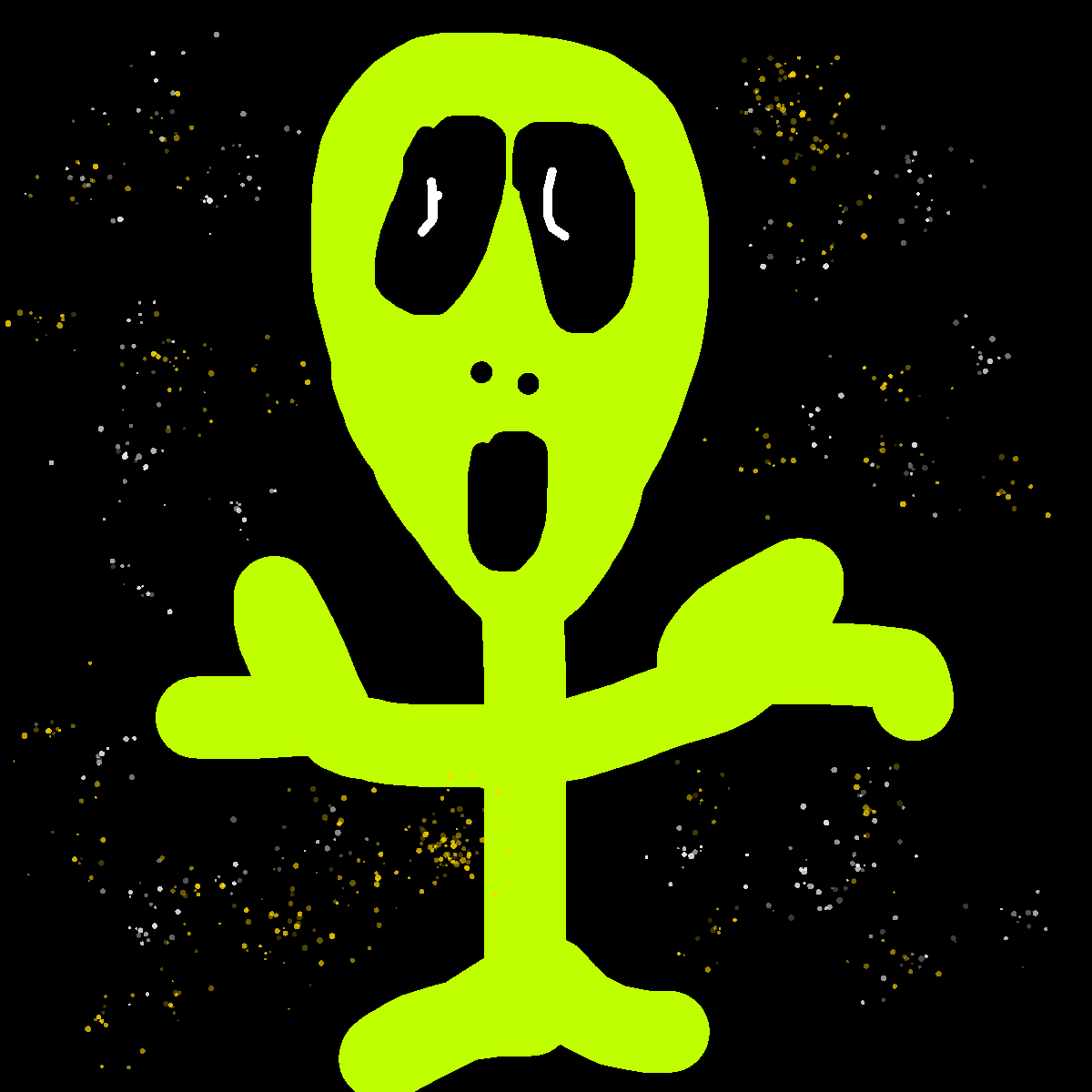 Alien drawing by countnicula