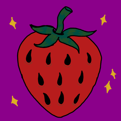Strawberry drawing by marimou