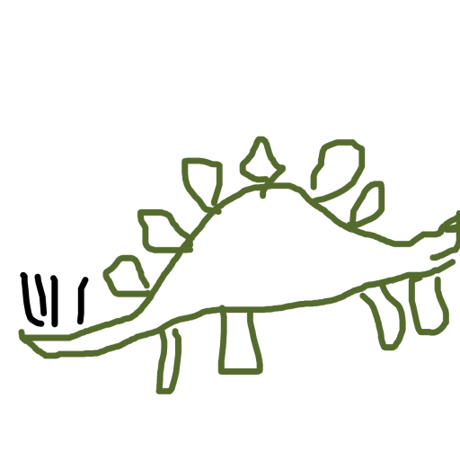 Stegosaurus drawing by rust-true-valor