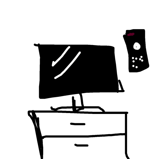 Television drawing by ddollar223