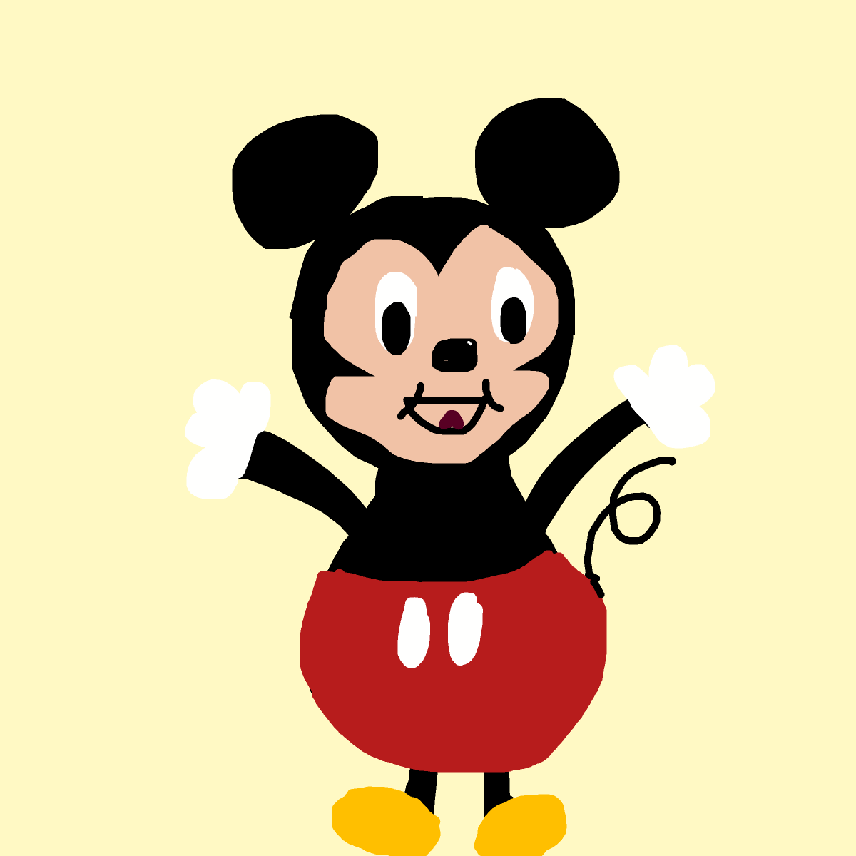 Mickey Mouse drawing by clear-cyan-drive