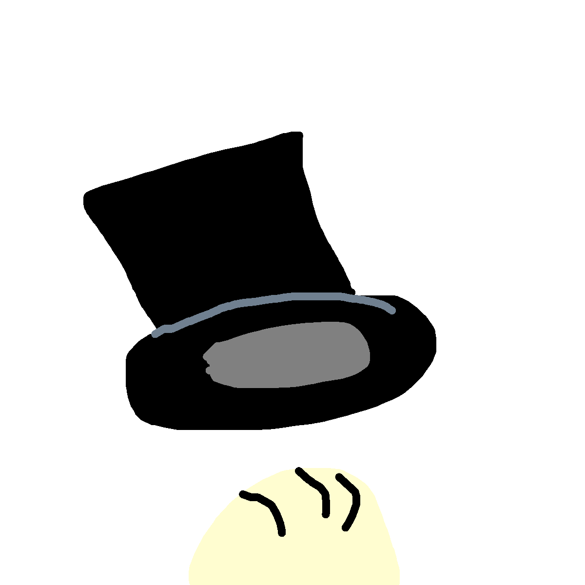 Top Hat drawing by bold-rich-world