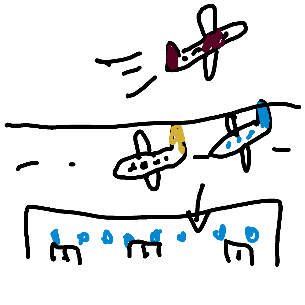 Airport drawing by princess fiona
