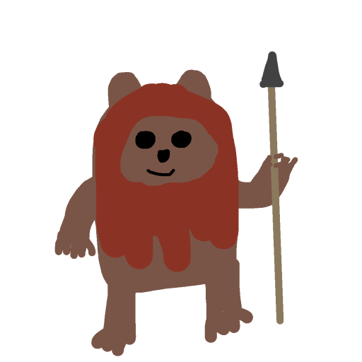 Ewok drawing by jashezilla