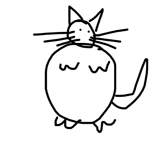 Cat drawing by fine-pure-world