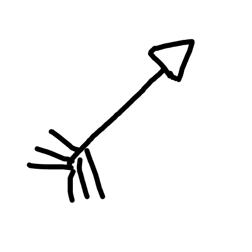 Arrow drawing by jester