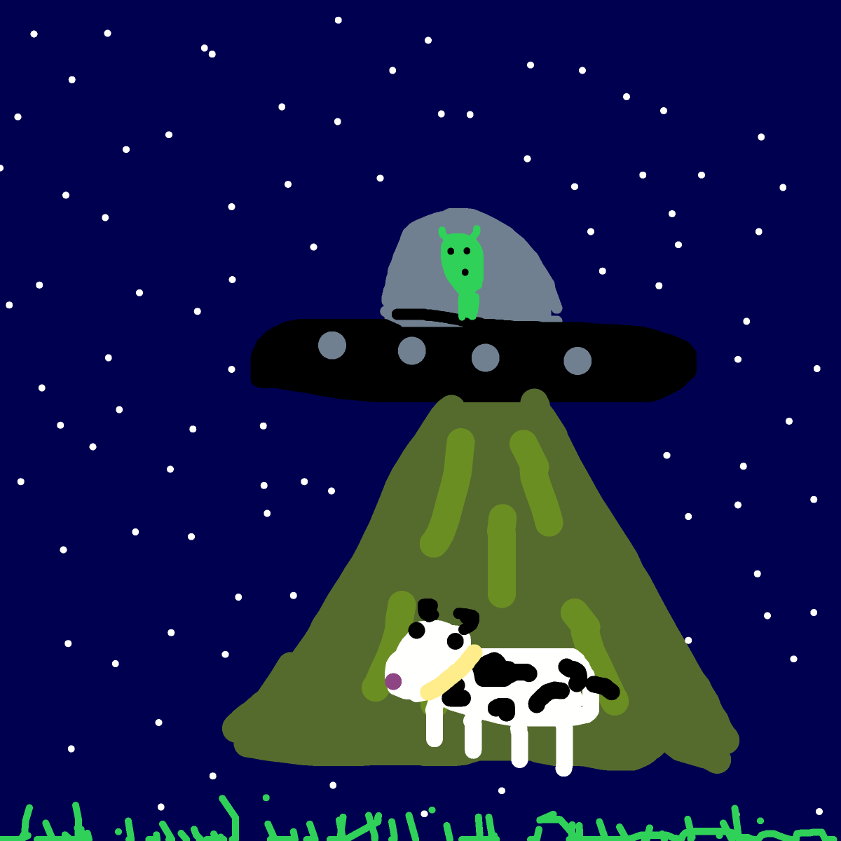 UFO drawing by edge-coal-earth