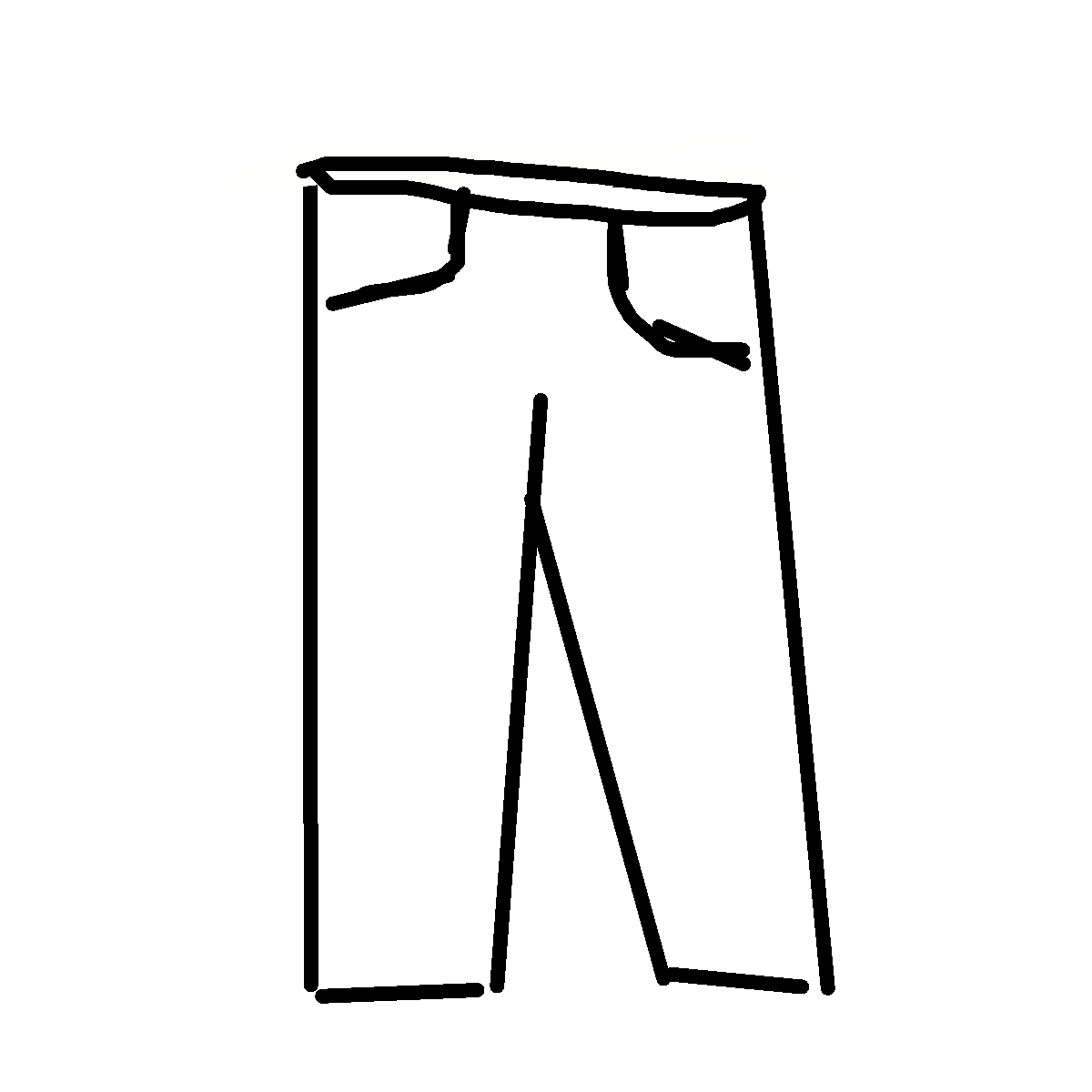 Pants drawing by roymans