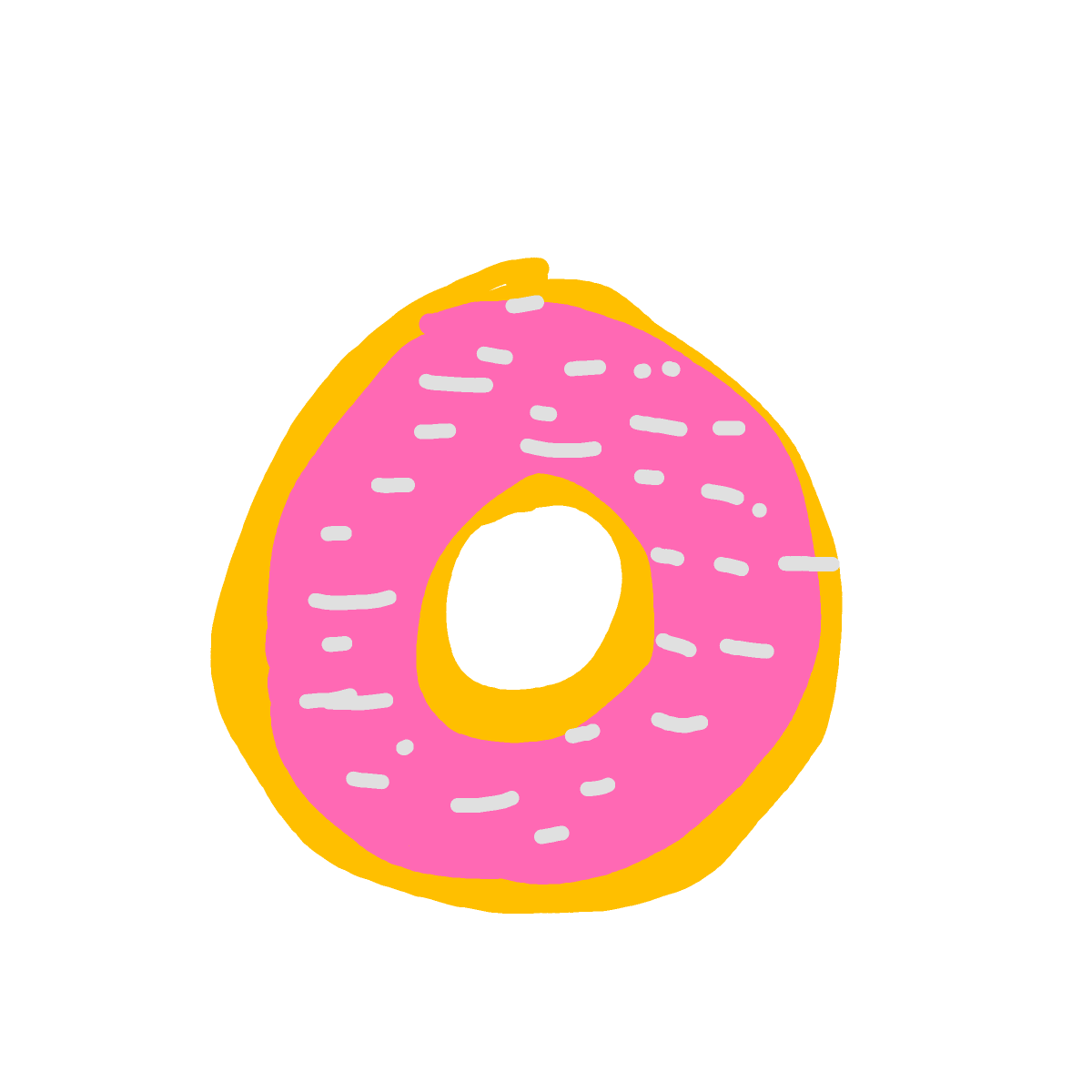 Donut drawing by Cwis448