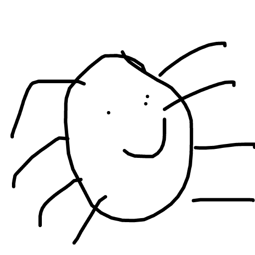Spider drawing by fine-pure-world