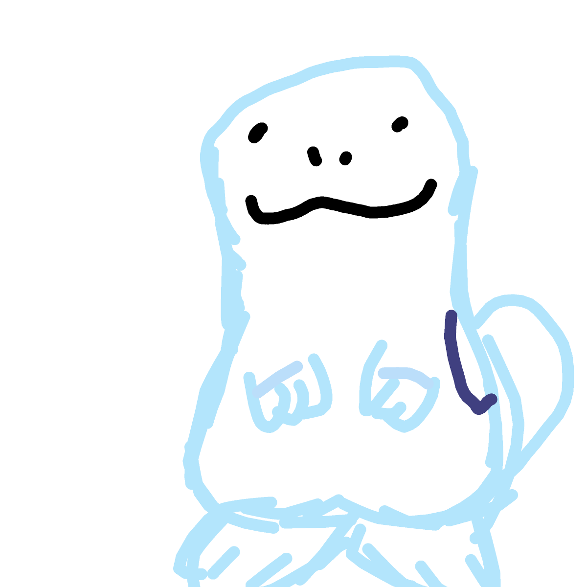 Quagsire drawing by Juliezzz