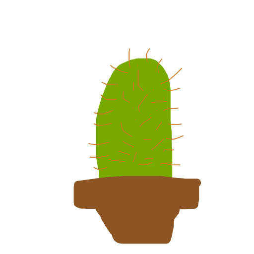 Cactus drawing by beksss