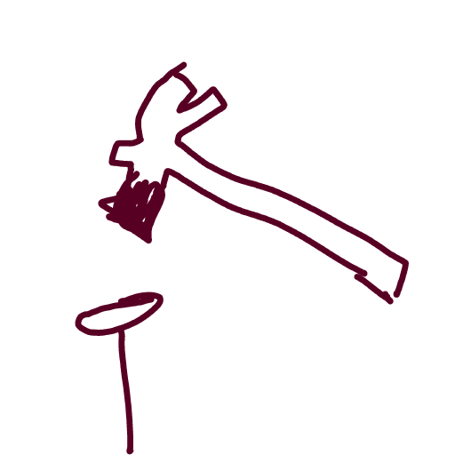 Hammer drawing by coal-mild-peace