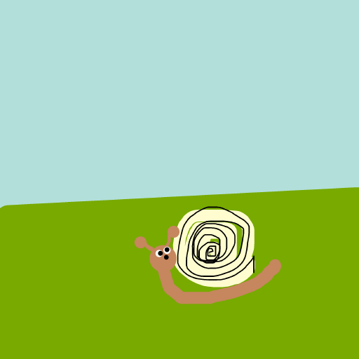 Snail drawing by nice-draw-designer