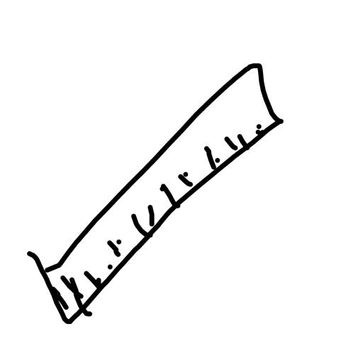 Ruler drawing by val