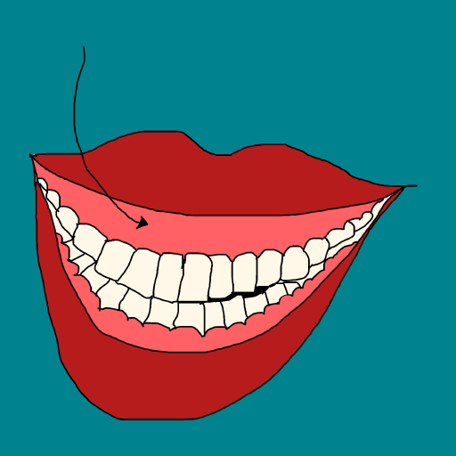 Gums drawing by krissywissy