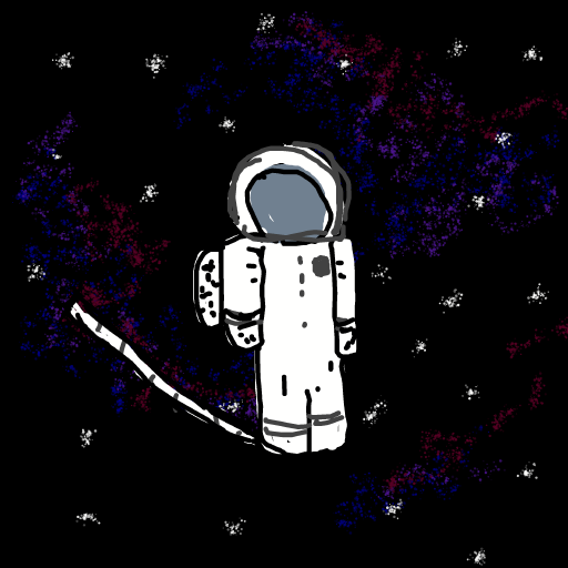 Astronaut drawing by tris - art _ wow