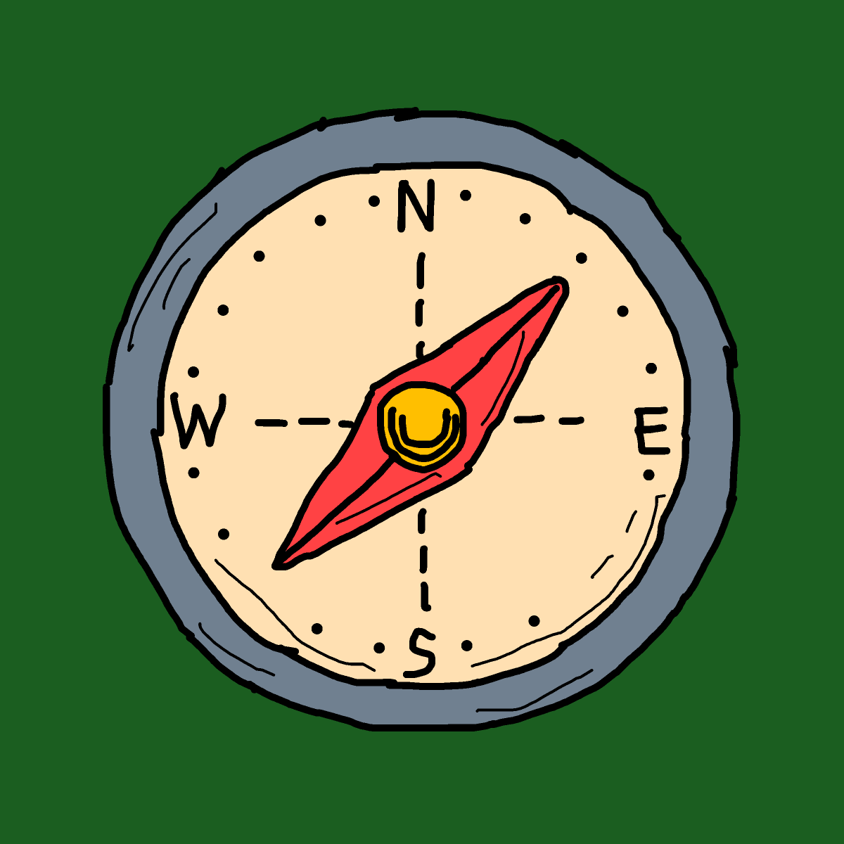 Compass drawing by dan