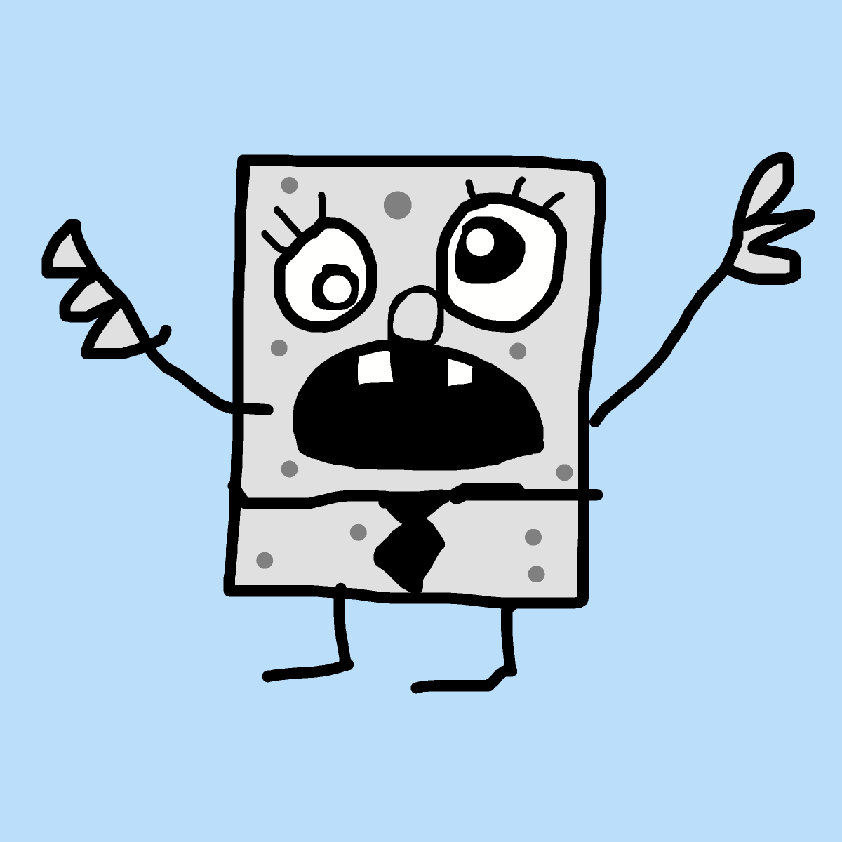DoodleBob drawing by countnicula