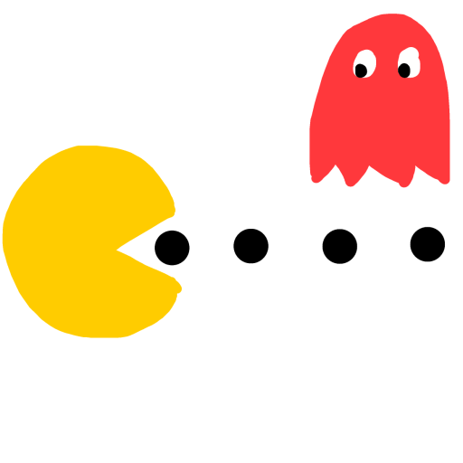 Pac-Man drawing by hatben