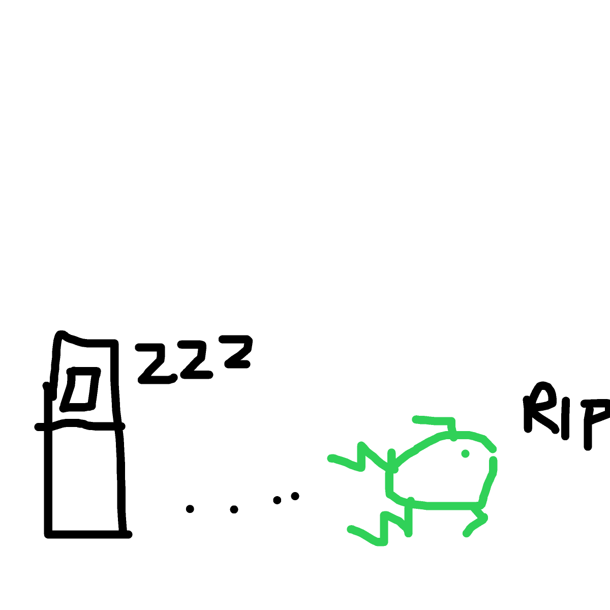 Kikker drawing by tirza