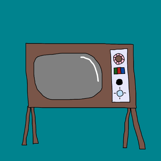 Television drawing by krissywissy