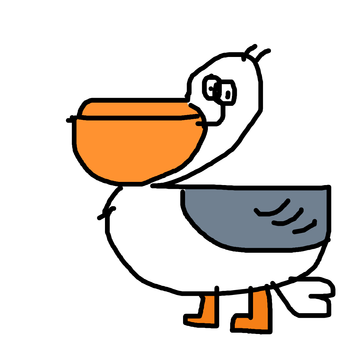 Pelican drawing by mikestam195