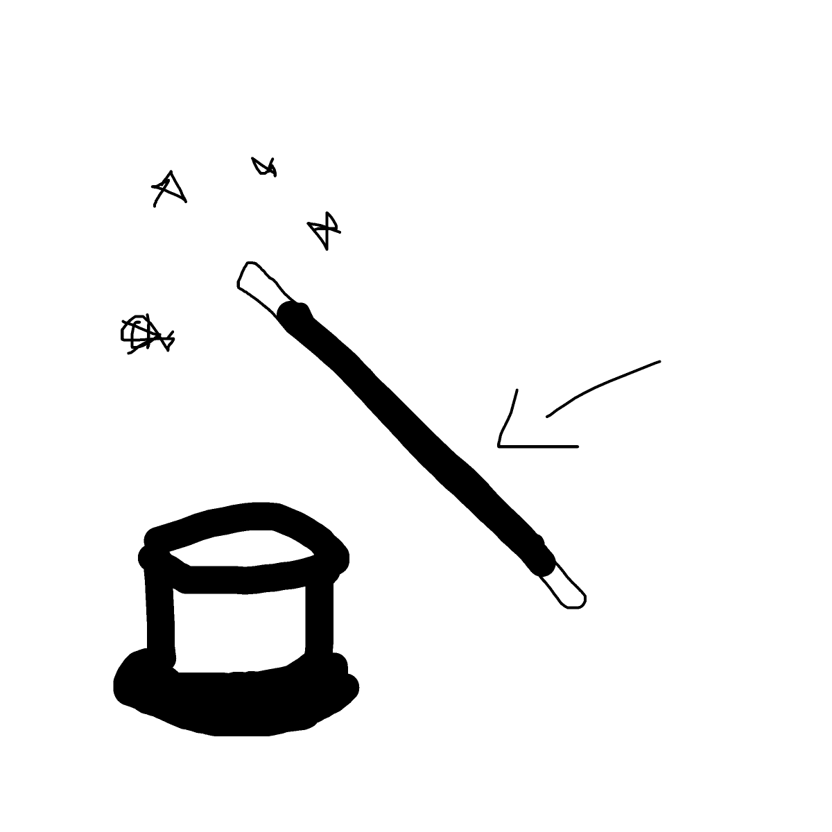 Wand drawing by icy-coral-maker