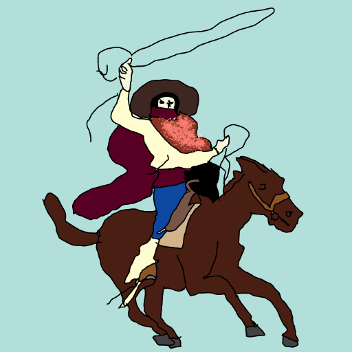 Cowboy drawing by Guardianoflives