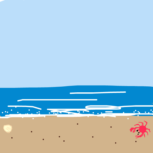 Beach drawing by thatladywhocooks