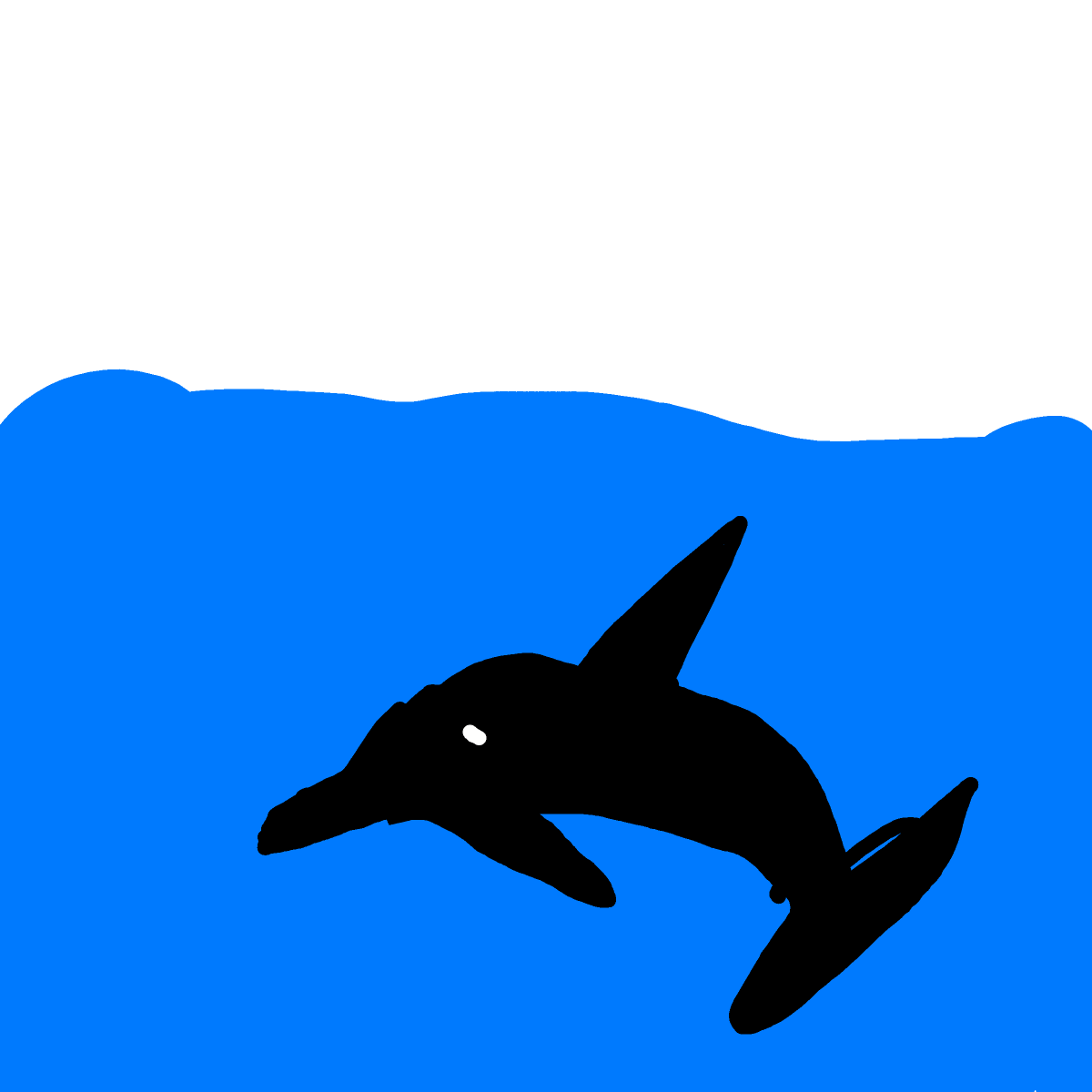 Dolphin drawing by true-core-wizard