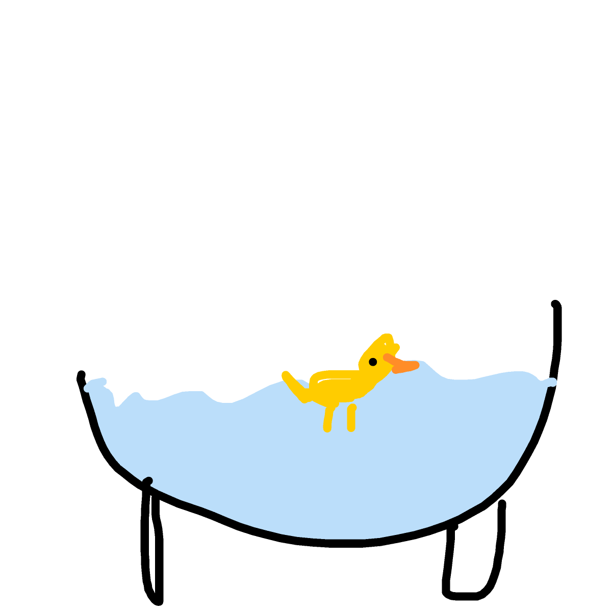 Bathtub drawing by ink-just-wizard