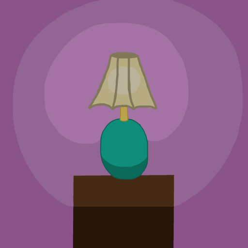 Lamp drawing by firecracker