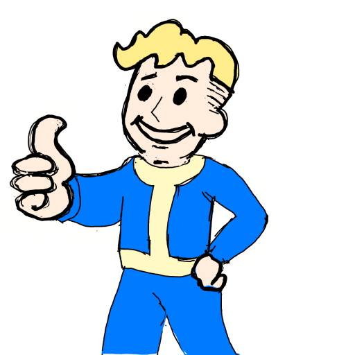 Vault Boy drawing by manders